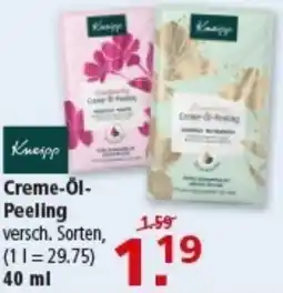 Multi Markt Kneipp Creme-Öl- Peeling Angebot