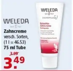 Multi Markt WELEDA Zahncreme Angebot
