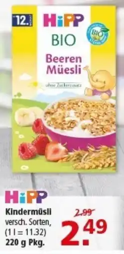 Multi Markt HiPP Kindermüsli Angebot