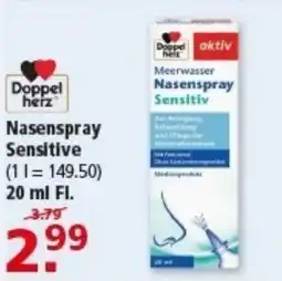 Multi Markt Doppel heiz Nasenspray Sensitive Angebot