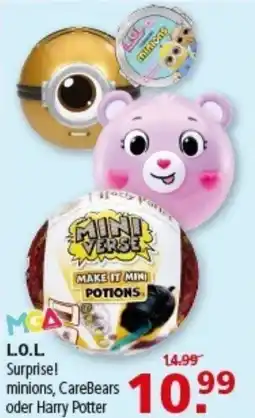Multi Markt LO.L Surprise! minions, CareBears oder Harry Potter Angebot