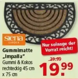 Multi Markt Siena GARDEN Gummimatte „Impalla" Angebot