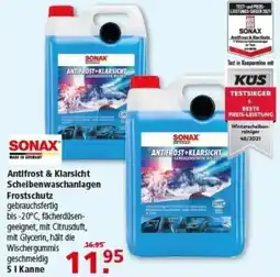 Multi Markt SONAX Antifrost & Klarsicht Scheibenwaschanlagen Frostschutz Angebot