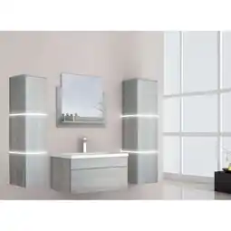 Netto Marken-Discount HOME DELUXE Badmöbel WANGEROOGE BIG - XL Grau Angebot