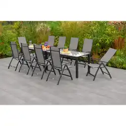 Netto Marken-Discount Merxx Vicenza Set 11tlg. Flex Ausziehtisch Angebot