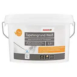 toom Baumarkt toom Tapetengrund 3in1 weiß 2,5 l Angebot