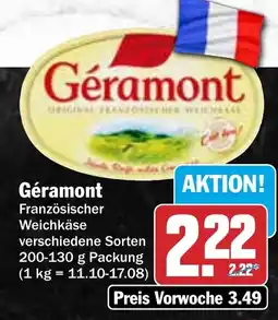 HIT Géramont Französischer Weichkäse Angebot