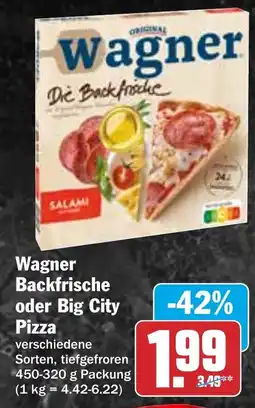 HIT Wagner Backfrische oder Big City Pizza Angebot