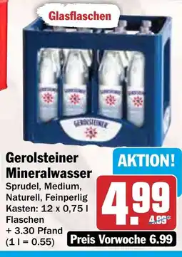 HIT Gerolsteiner Mineralwasser Angebot