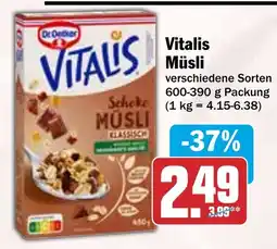 HIT Dr Oetker Vitalis Müsli Angebot