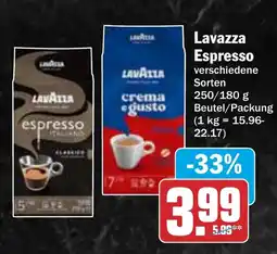 HIT Lavazza Espresso Angebot