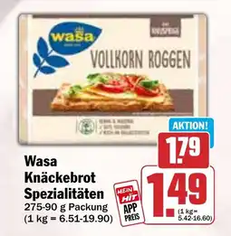 HIT Wasa Knäckebrot Spezialitäten Angebot