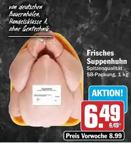 HIT Frisches Suppenhuhn Angebot