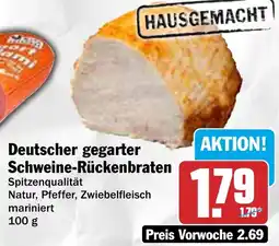 HIT Deutscher gegarter Schweine-Rückenbraten Angebot