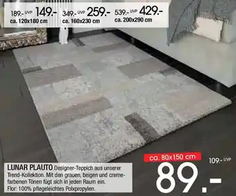 Zurbrüggen LUNAR PLAUTO Designer-Teppich Angebot