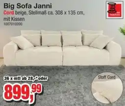 Möbelfundgrube Big Sofa Janni Angebot