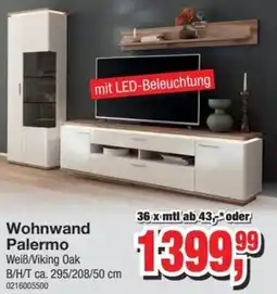 Möbelfundgrube Wohnwand Palermo Angebot