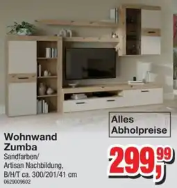 Möbelfundgrube Wohnwand Zumba Angebot