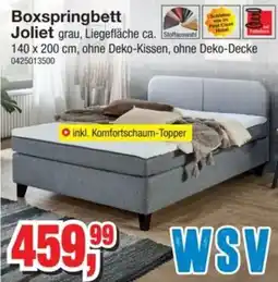Möbelfundgrube Boxspringbett Joliet Angebot