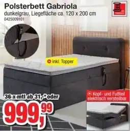 Möbelfundgrube Polsterbett Gabriola Angebot
