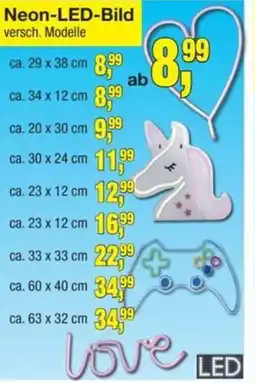 Möbelfundgrube Neon-LED-Bild Angebot