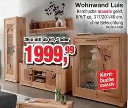 Möbelfundgrube Wohnwand Luis Angebot