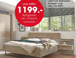 Möbel Martin Bettgestell, inkl. 2 Nachtkonsolen Angebot