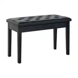 Netto Marken-Discount HOMCOM Klavierhocker Gummiholz, Kunstleder Angebot