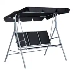 Netto Marken-Discount Outsunny Hollywoodschaukel Metall, Polyester, Mesh-Stoff Angebot