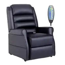 Netto Marken-Discount HOMCOM Sessel mit Aufstehhilfe Kunstleder, Stahl Angebot