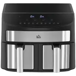 Netto Marken-Discount HOMCOM Heißluftfritteuse Stahl, Kunststoff Angebot