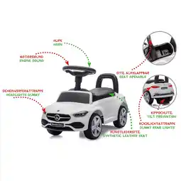 Netto Marken-Discount JAMARA Rutscher Mercedes-Benz C-Class weiß 2in1 Angebot