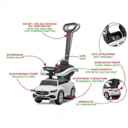 Netto Marken-Discount JAMARA Rutscher Mercedes-Benz C-Class weiß 3in1 Angebot