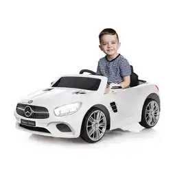 Netto Marken-Discount JAMARA Ride-on Mercedes-Benz SL 400 weiß 12V Angebot