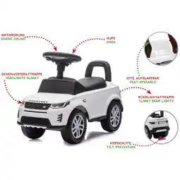 Netto Marken-Discount JAMARA Rutscher Land Rover Discovery weiß 2in1 Angebot