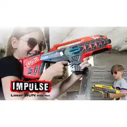 Netto Marken-Discount JAMARA Impulse Laser Gun Rifle Set gelb/rot Angebot
