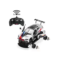 Netto Marken-Discount JAMARA BMW M8 GTE 1:18 weiß 2,4GHz Bausatz Angebot