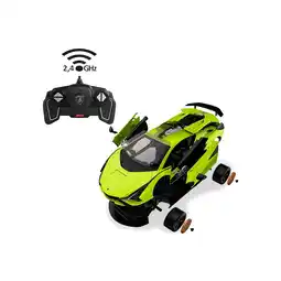 Netto Marken-Discount JAMARA Lamborghini Sián FKP 37 1:18 grün 2,4GHz Bausatz Angebot
