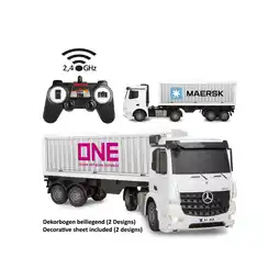 Netto Marken-Discount JAMARA Container LKW Mercedes-Benz Arocs 1:26 2,4GHz Angebot