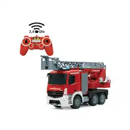 Netto Marken-Discount JAMARA Feuerwehr Drehleiter Mercedes-Benz Antos 1:20 2,4GHz mit Spritzfunktion Angebot