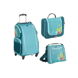 Netto Marken-Discount HABA Unisex Kinderkoffer Schranktrolley 4 Rollen, Trolleytasche und Kulturbeutel 1er Pack Angebot