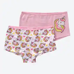 NKD Kinder-Mädchen-Panty mit Einhorn-Motiv, 2er-Pack Angebot