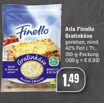 Edeka Arla Finello Gratinkäse Angebot