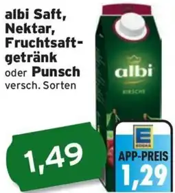 CAP Markt albi Saft, Nektar, Fruchtsaftgetränk oder Punsch Angebot