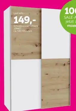 Mömax Schwebetürenschrank Ohio Angebot