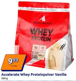 Action Accelerate Whey Proteinpulver Vanille Angebot