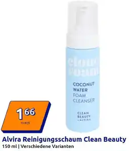 Action Alvira Reinigungsschaum Clean Beauty Angebot