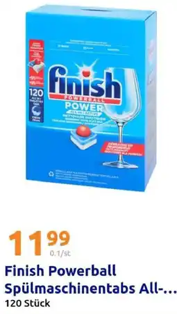 Action Finish Powerball Spülmaschinentabs All-... Angebot