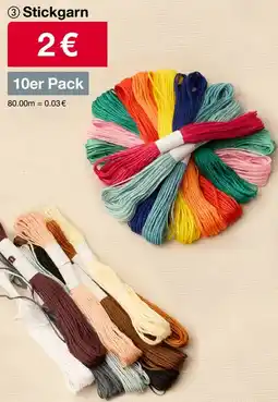 Woolworth Stickgarn Angebot