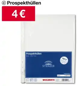 Woolworth STENZER Prospekthüllen Angebot